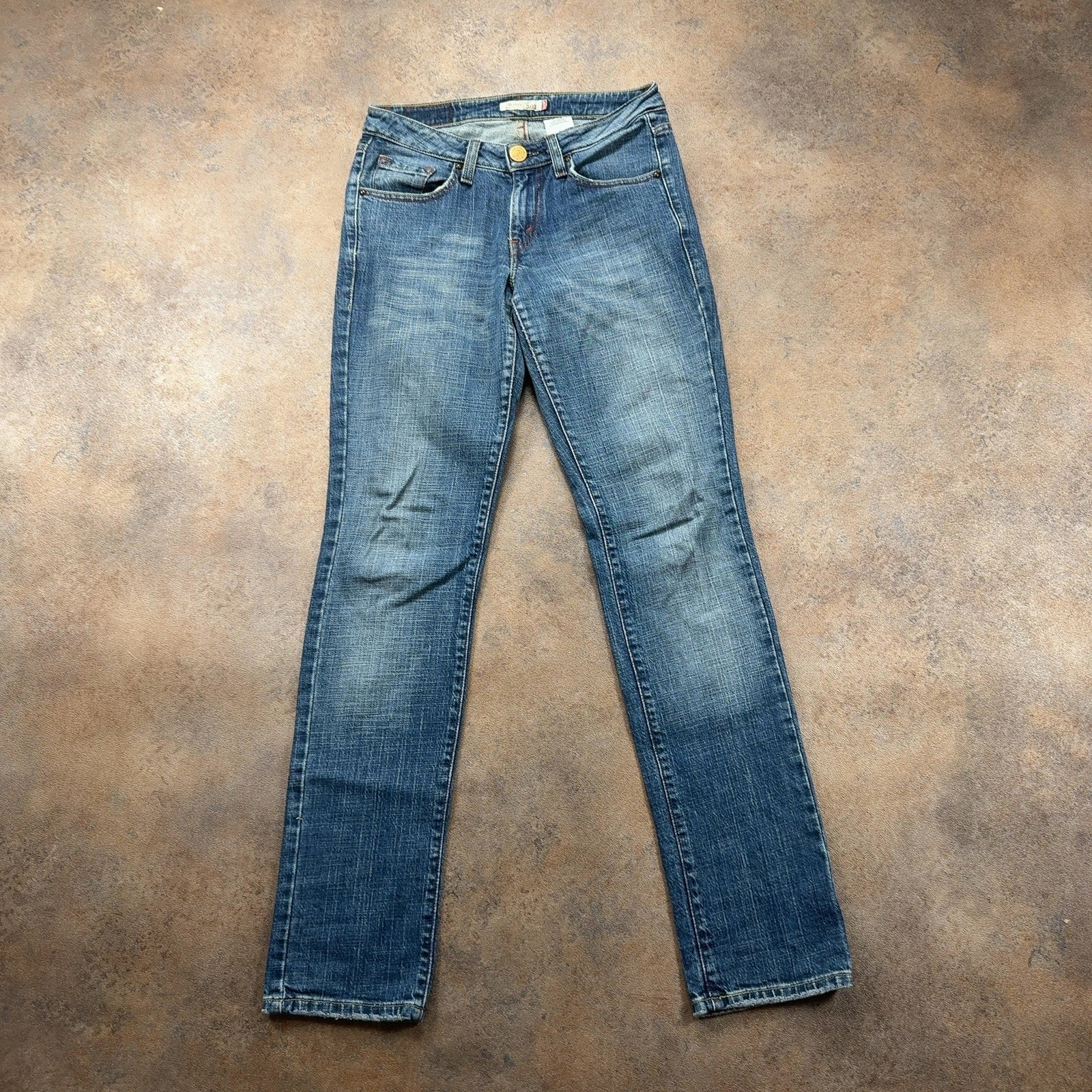 LEVI’S 508 Jeans Womens (28 Inch Waist) (31 Inch Leg) Slim Fit Blue Denim