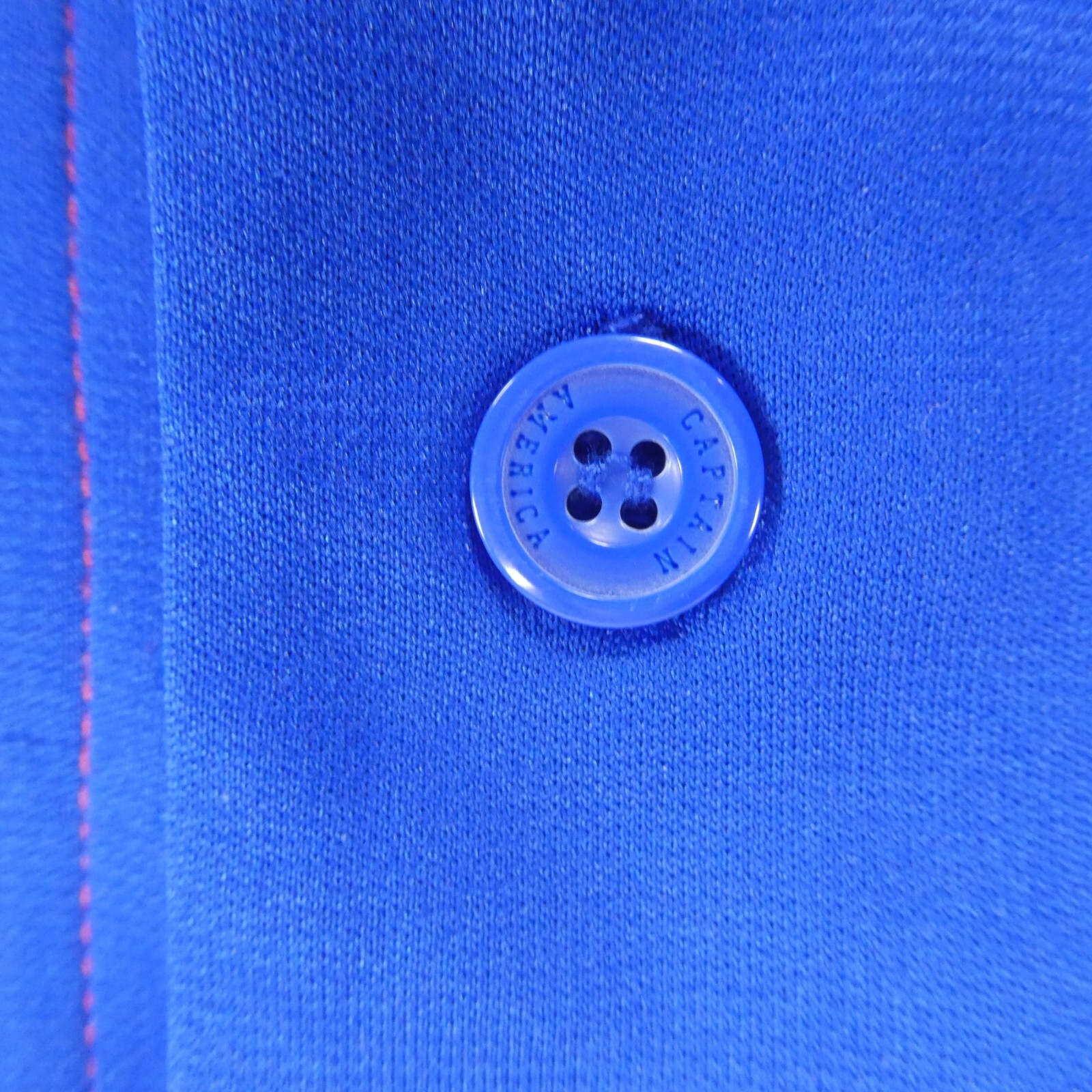 Marvel Captain America Men’s Blue Size Large (42/44) Baseball Jersey #41