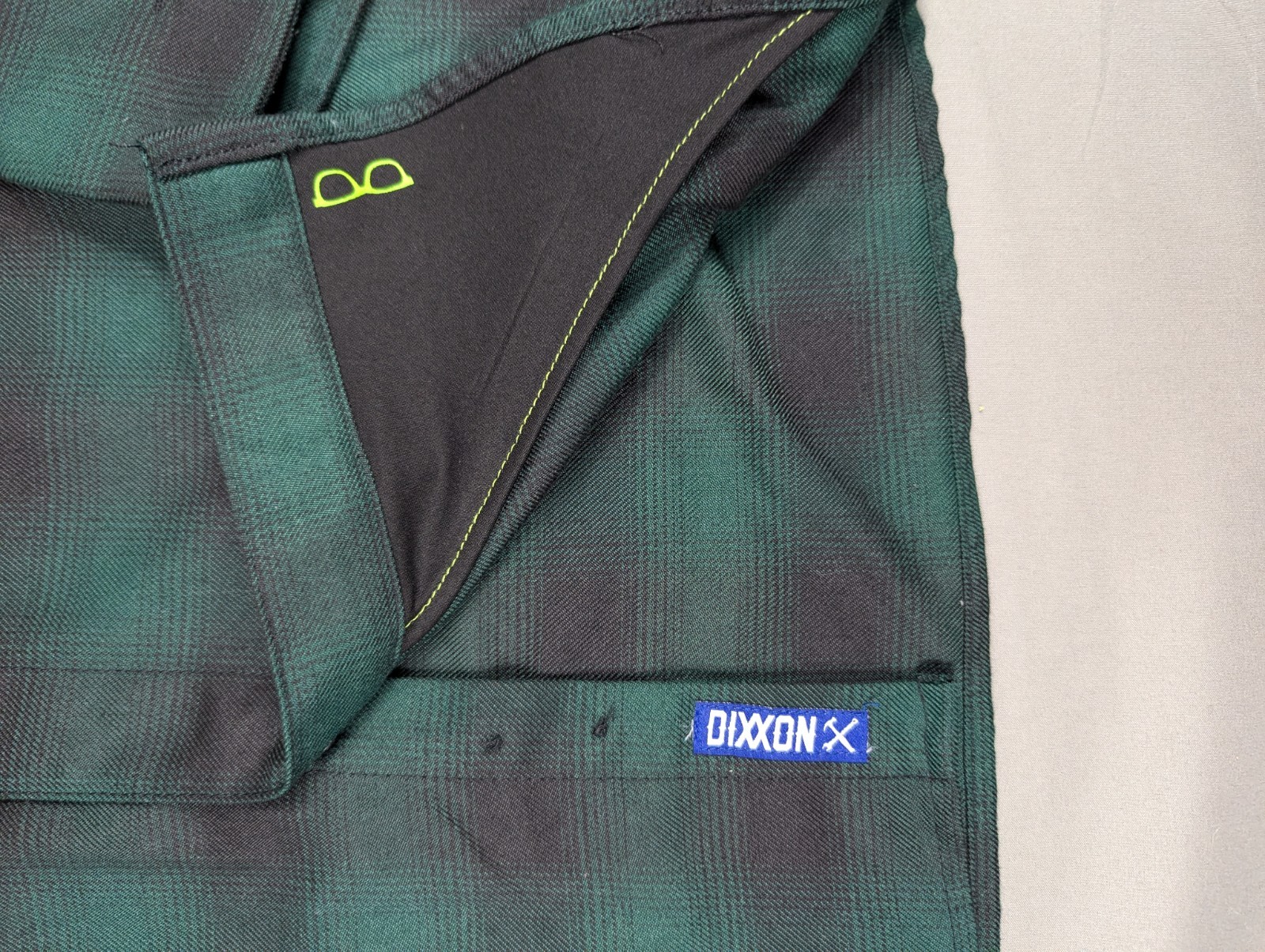 Dixxon Absinthe Flannel Shirt Mens XXXXL Green Long Sleeve Pearl Snap