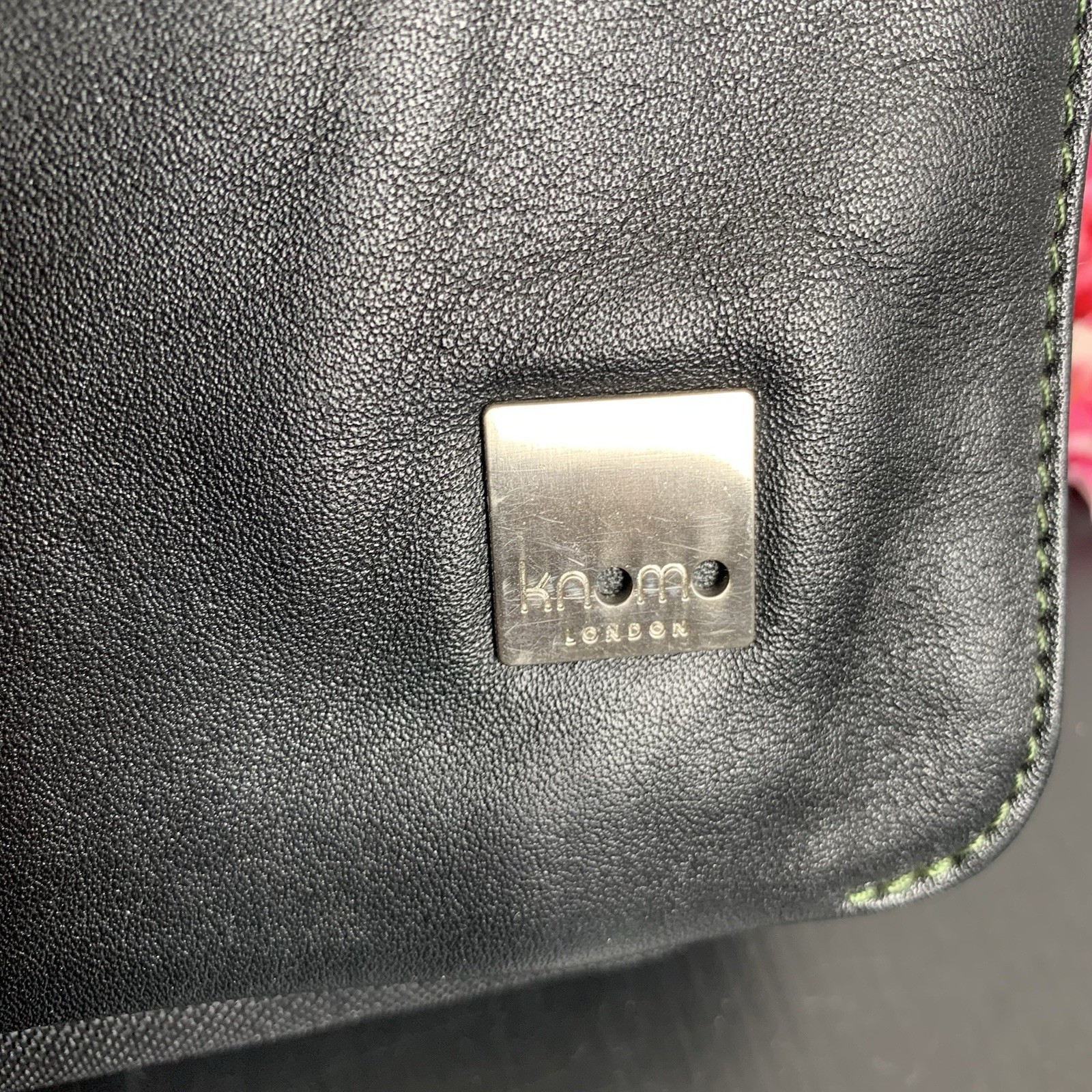 Knomo London – Black Laptop Business Messenger Bag