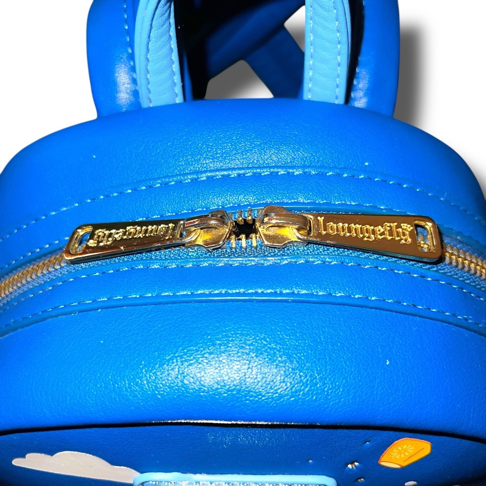 DISNEY Loungefly Mini Backpack Lilo Stitch Lanterns Night Sky Clouds