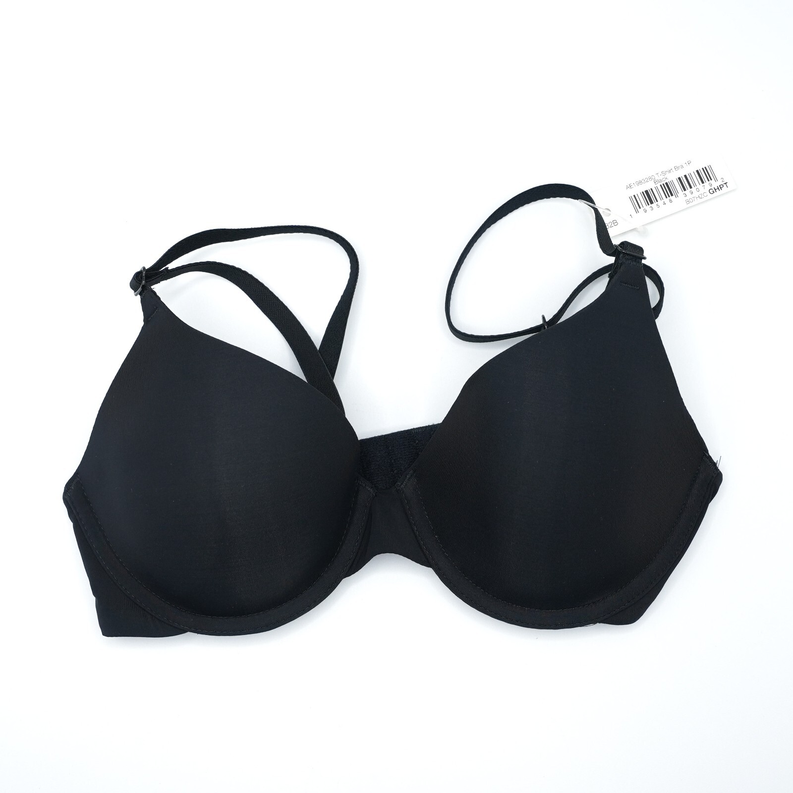 Classic T-Shirt Bra 32B Black Underwire NWT
