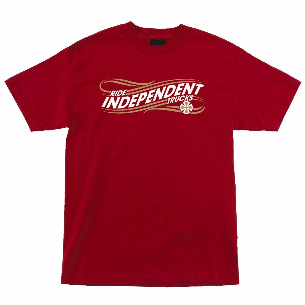 Independent Trucks WHIP Skateboard T Shirt CARDINAL RED