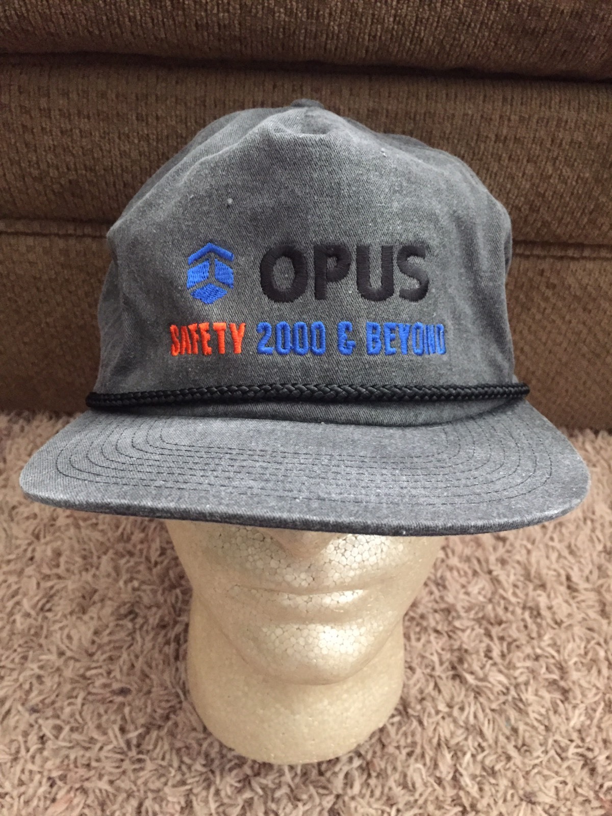 Opus Safety 2000 And Beyond Baseball Cap Trucker Hat Snapback Vintage