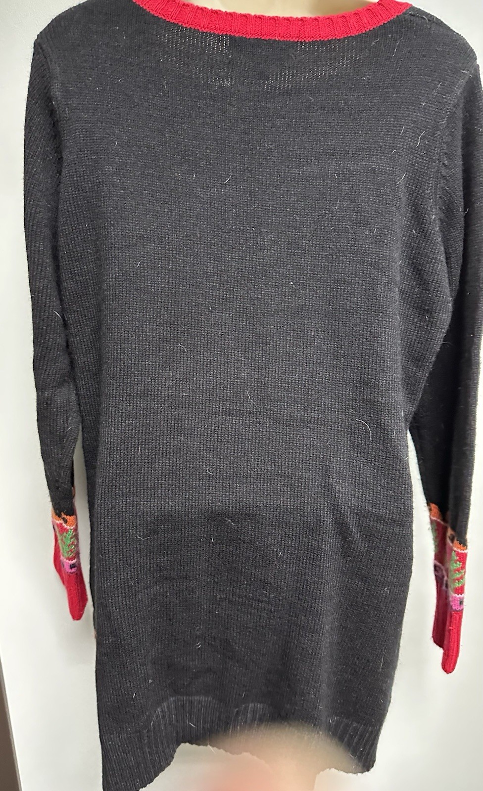 33 Degrees Women’s Sz Large Christmas Holiday Tunic Llama Ugly Sweater Party
