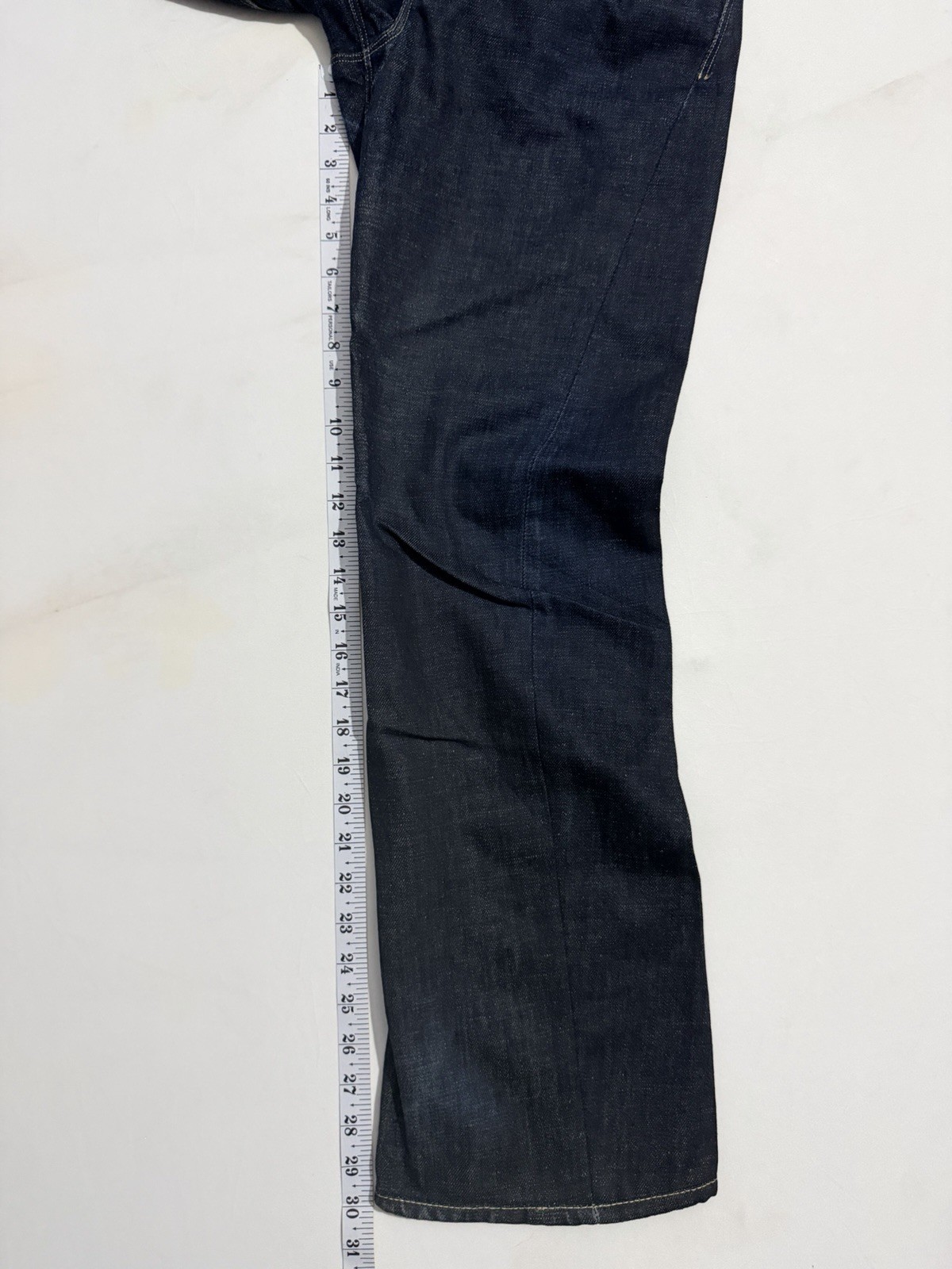 Levis Engineered Jeans Dark Wash Indigo Twisted Leg Denim Pants Mens 28 Vintage