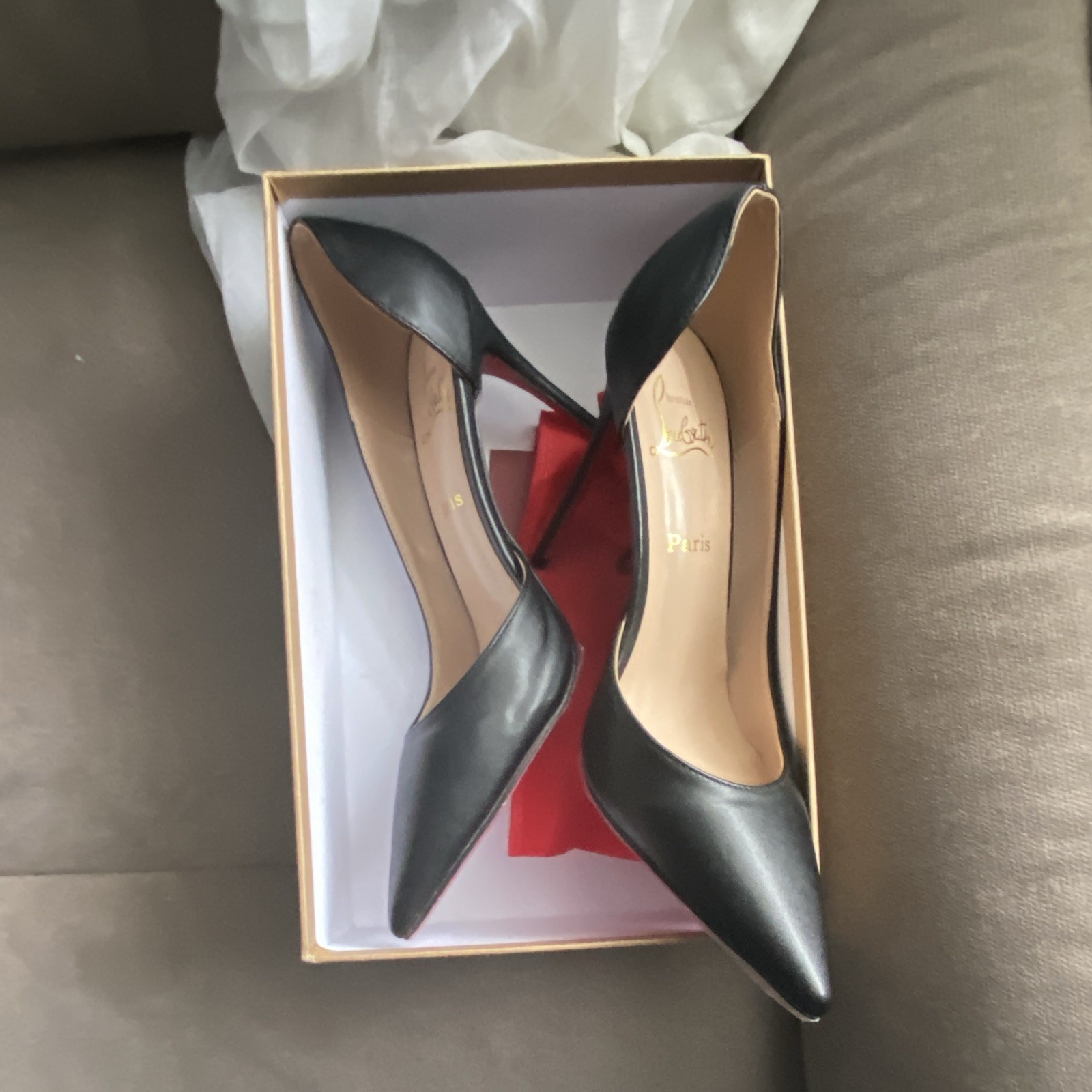 Christian Louboutin So Kate Pointed Toe Pump – Black, Euro 42