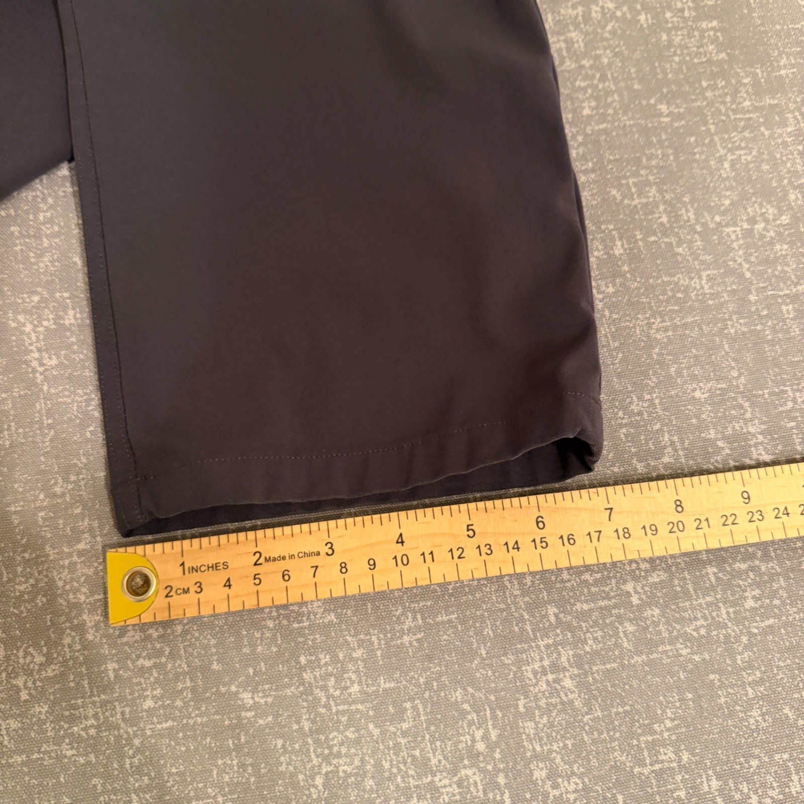 Lululemon ABC Pant Men 35×31 Charcoal Grey Black Five Pocket Performance Trouser