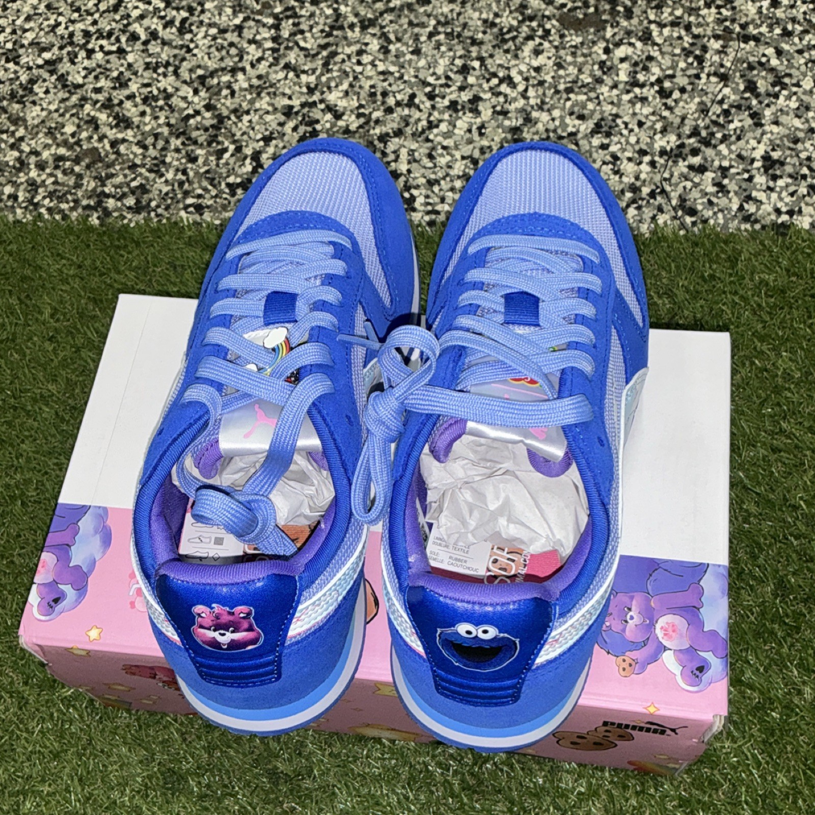 PUMA ST Runner x Care Bears x Sesame Street Cookie Monster Blue Men’s Sneakers