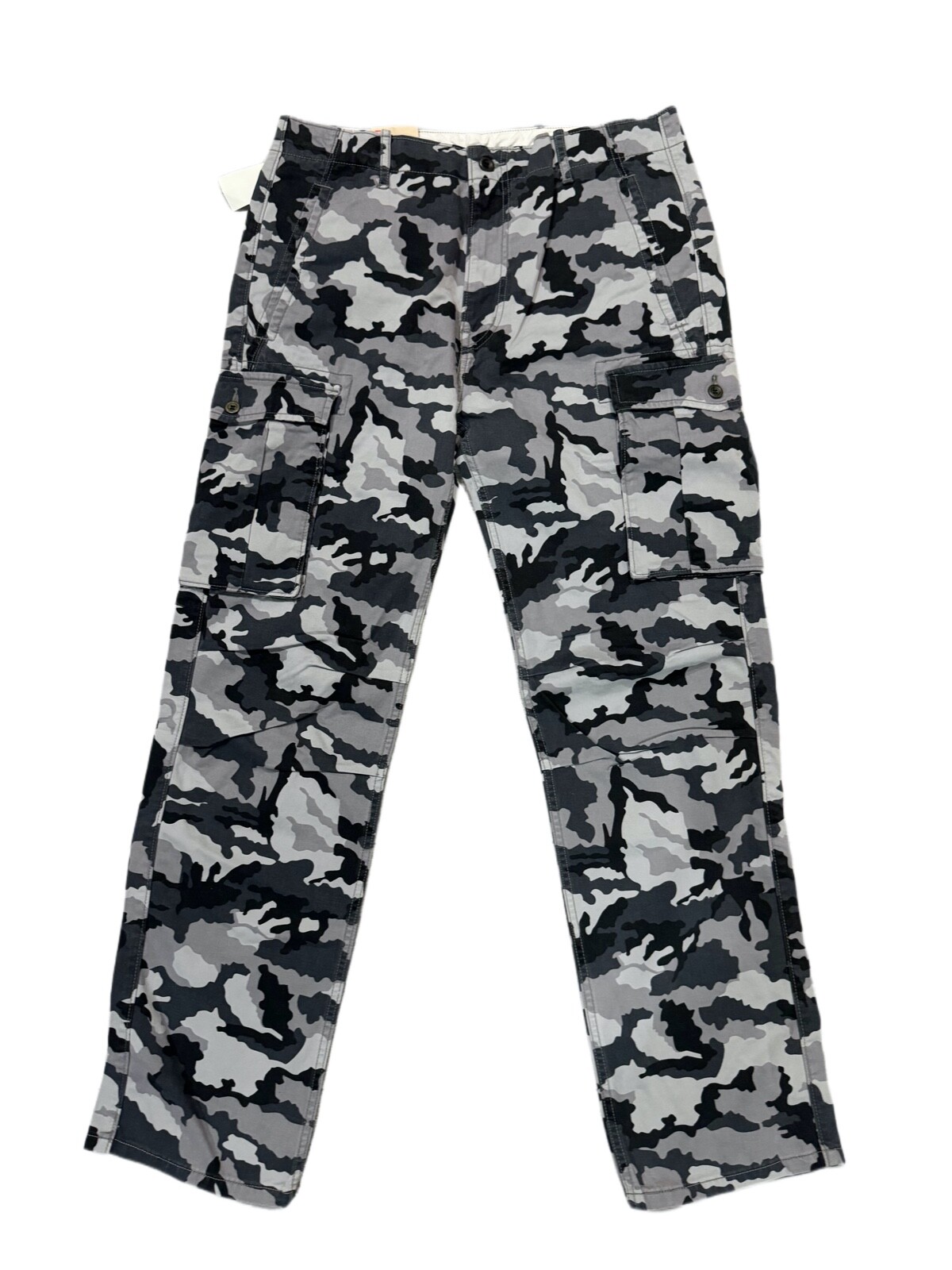 Levis Relaxed Fit Ace Cargo Pants Color Dark Grey Camouflage 0019