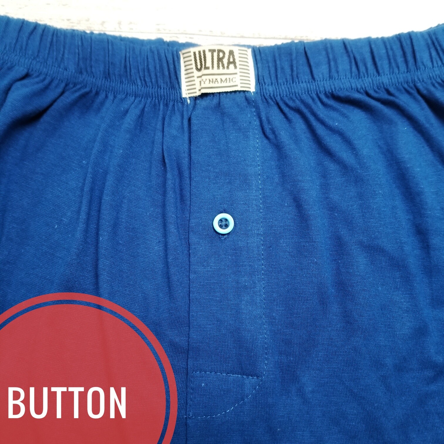 Ultra Men 100% Soft Stretch Premium Cotton Jersey Knit Boxer Trunk Underwear