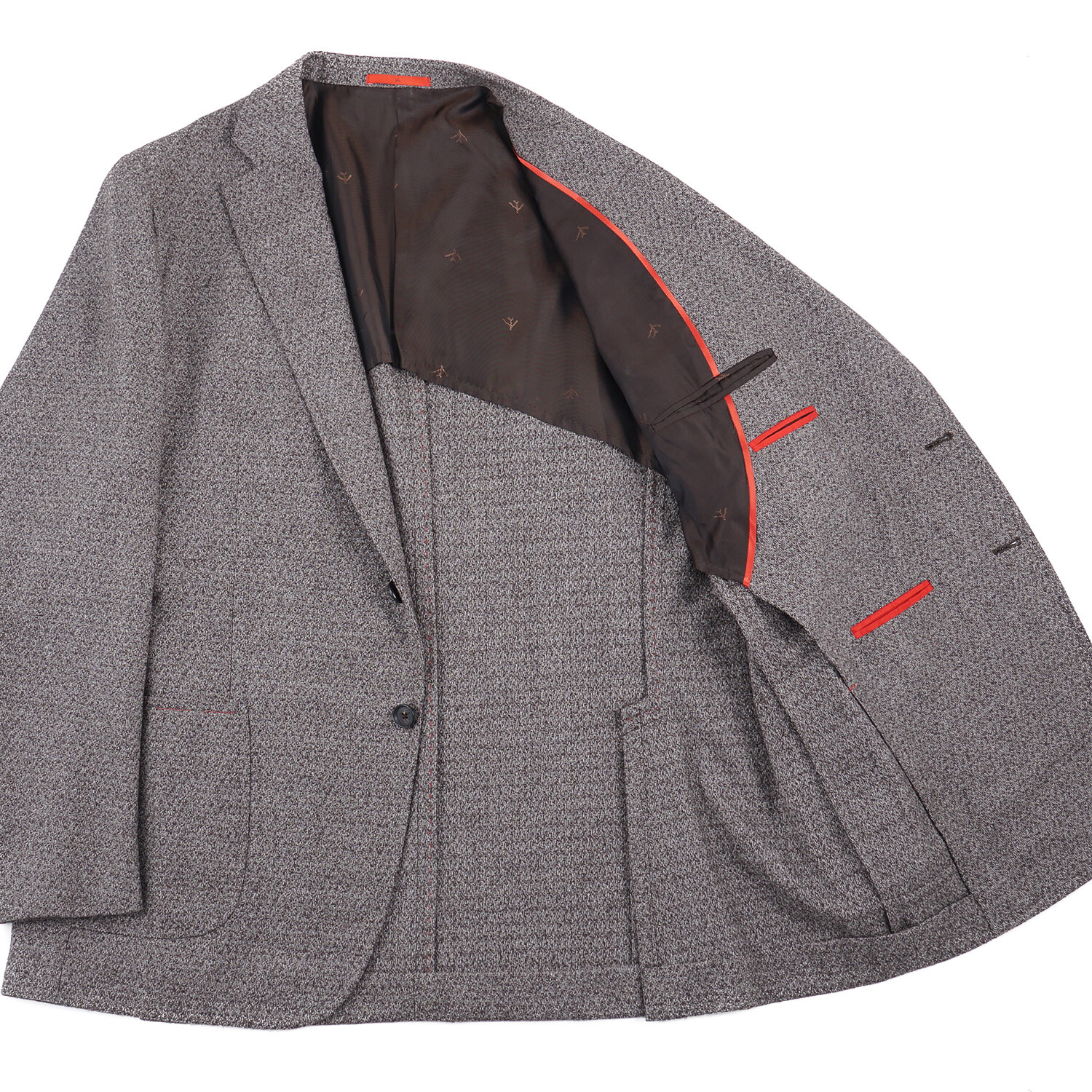 Isaia Slim-Fit Soft-Woven Patterned Wool Sport Coat 48R (Eu 58) NWT $4475