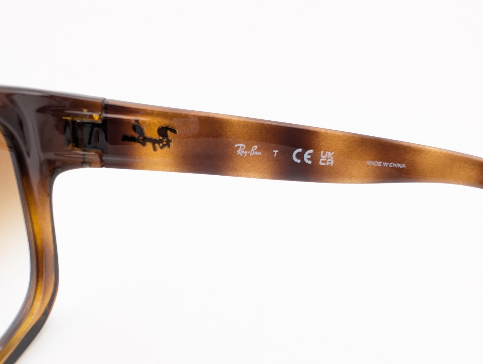 Ray-Ban Sunglasses, RB 4194 710/85 2N Polished Light Havana, 53-17-140, Plastic