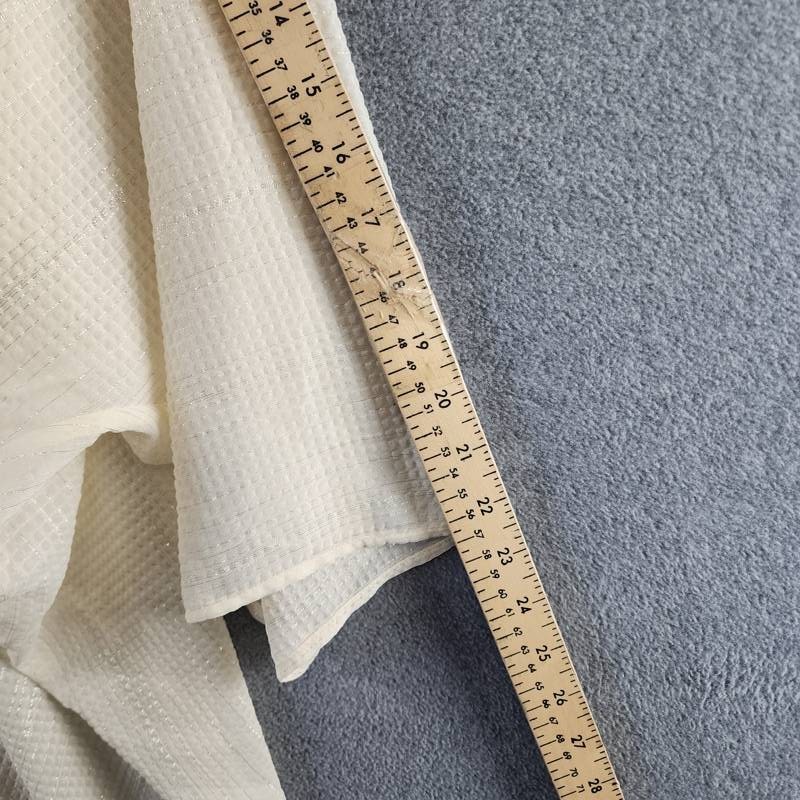 Anne Klein Tie-Front Kimono Top Women’s 1SZ It Dune Quarter Sleeves V-Neck