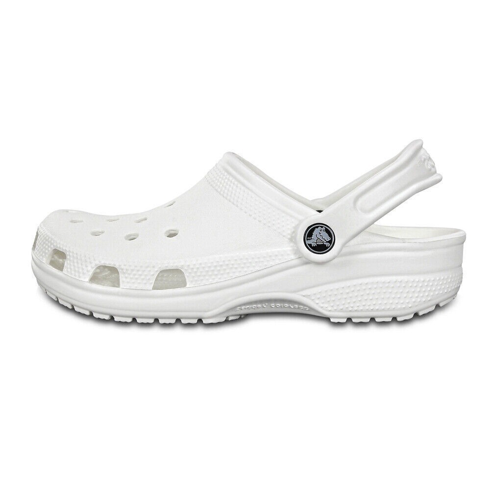 Unisex Black/White Cozy Classic Clog Ultra-Light Slip-On Shoes Free Ship U-S-A