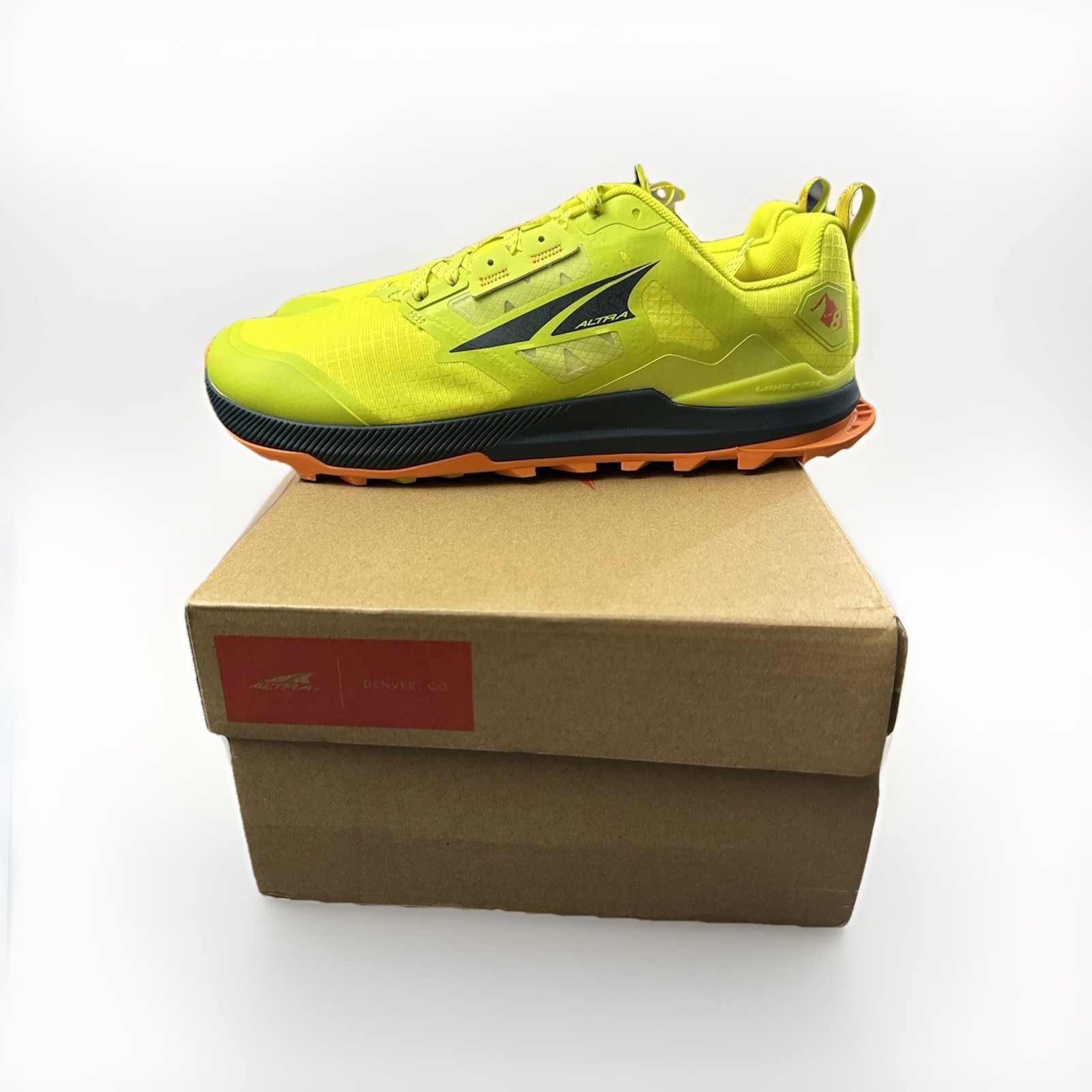 Altra Lone Peak 8 Hiking Running Shoe Men’s Size 11 Lime