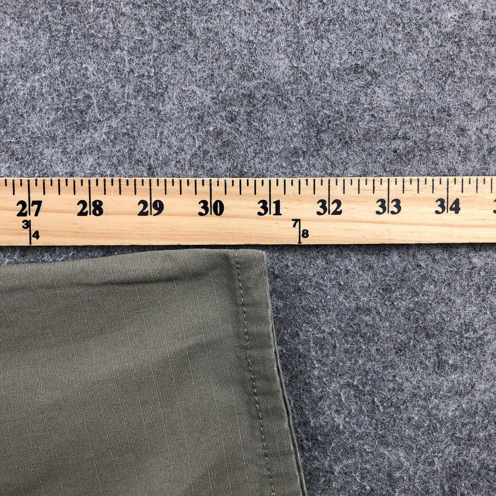 Wrangler Riggs Workwear Pants Mens 42×30 Beige Ripstop Carpenter Relaxed Fit