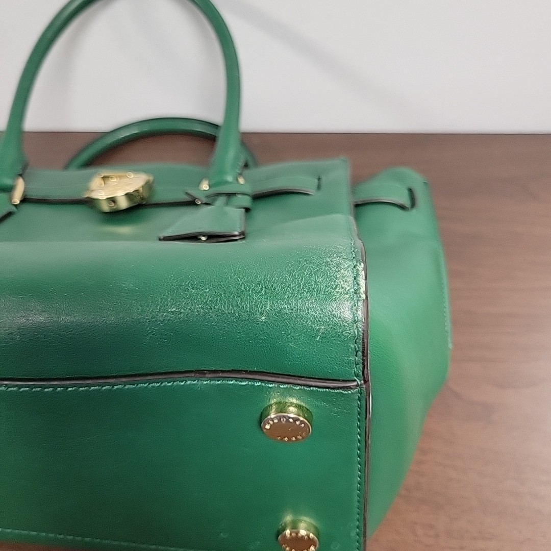 Michael Kors Large Satchel Savannah Moss Green