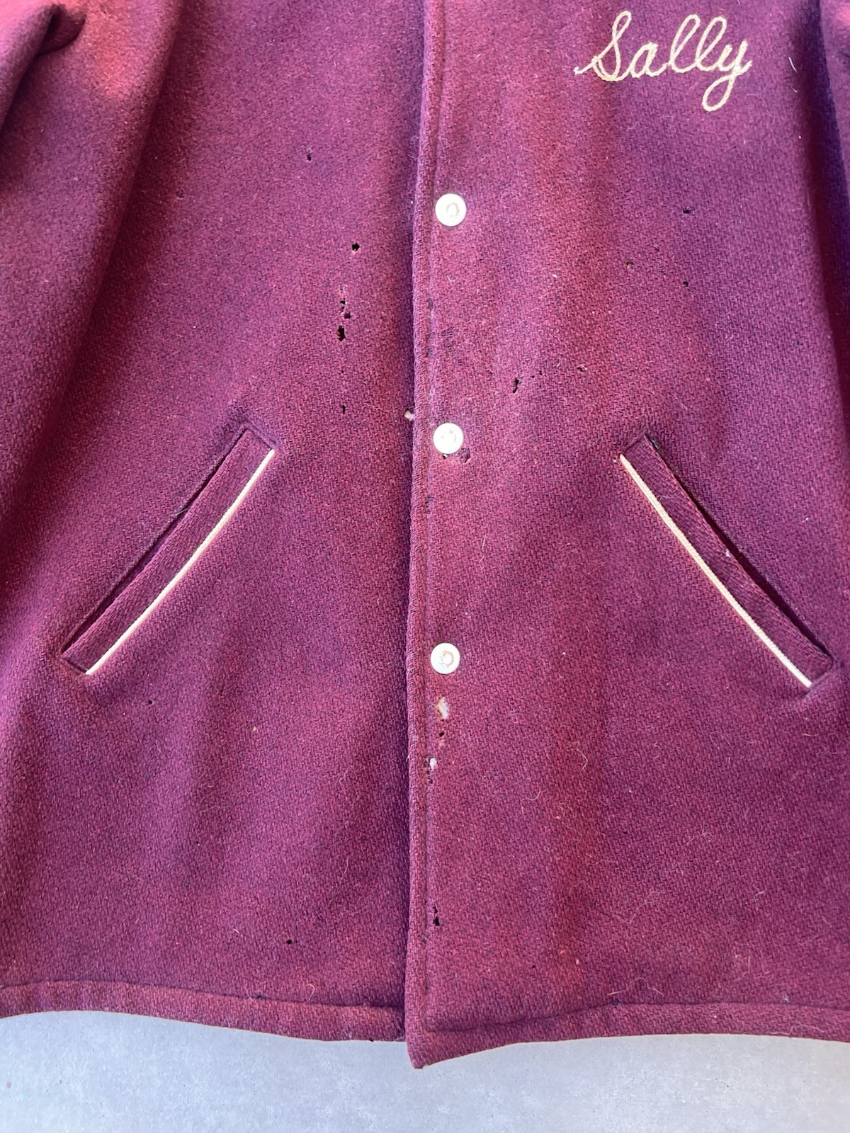 Vintage Park Regal Jacket Size 22×28 50s Varsity Style Chautauqua Chain Stitched