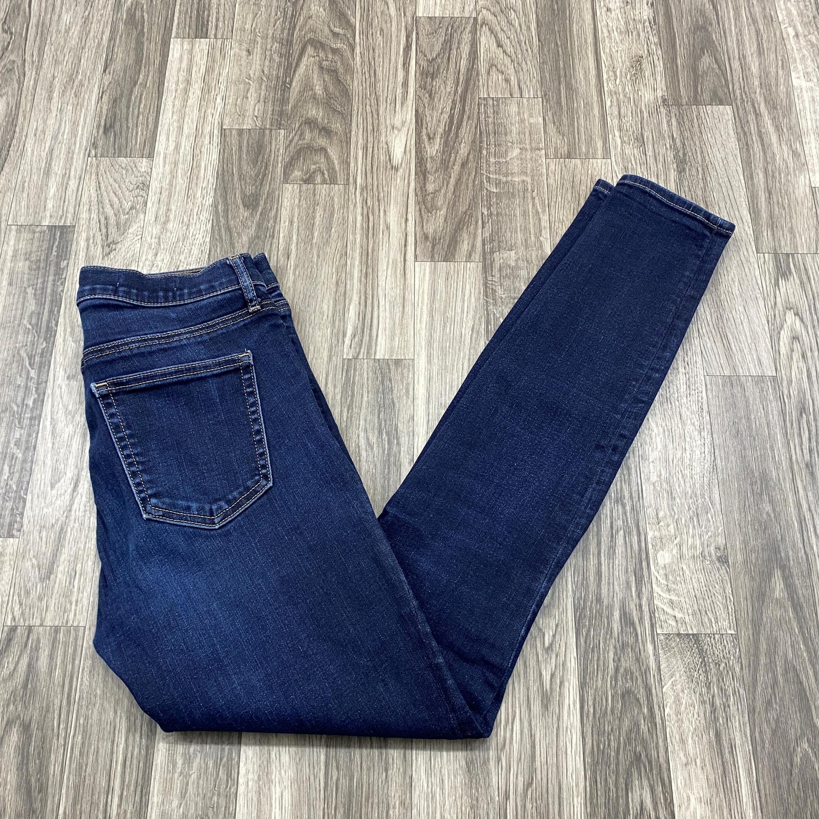 GAP Resolution True Skinny High Rise Dark Wash Blue Denim Jeans Women’s Size 28