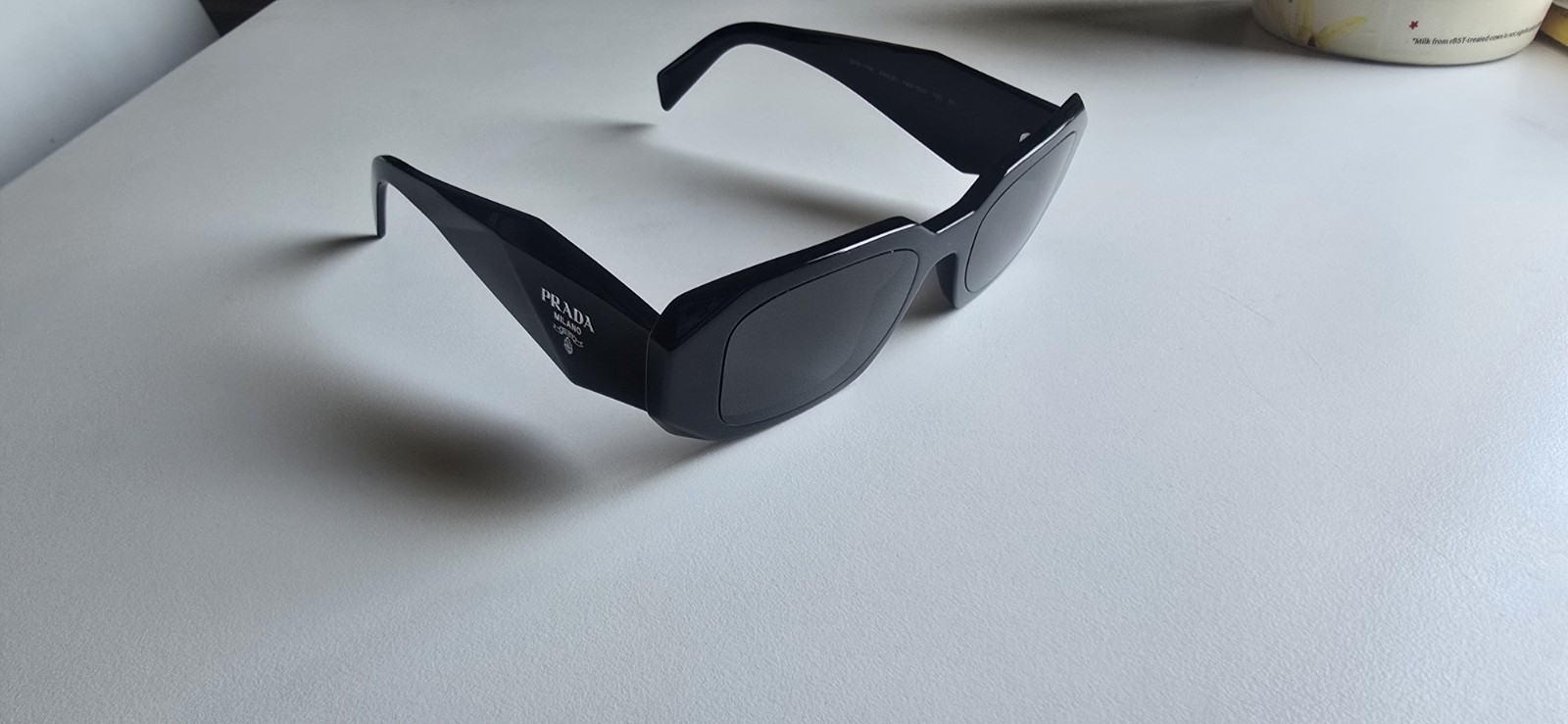 🕶 PRE-OWNED PRADA PR 17WS 49✩20 1AB-5S0 145 3N SUNGLASSES 🕶