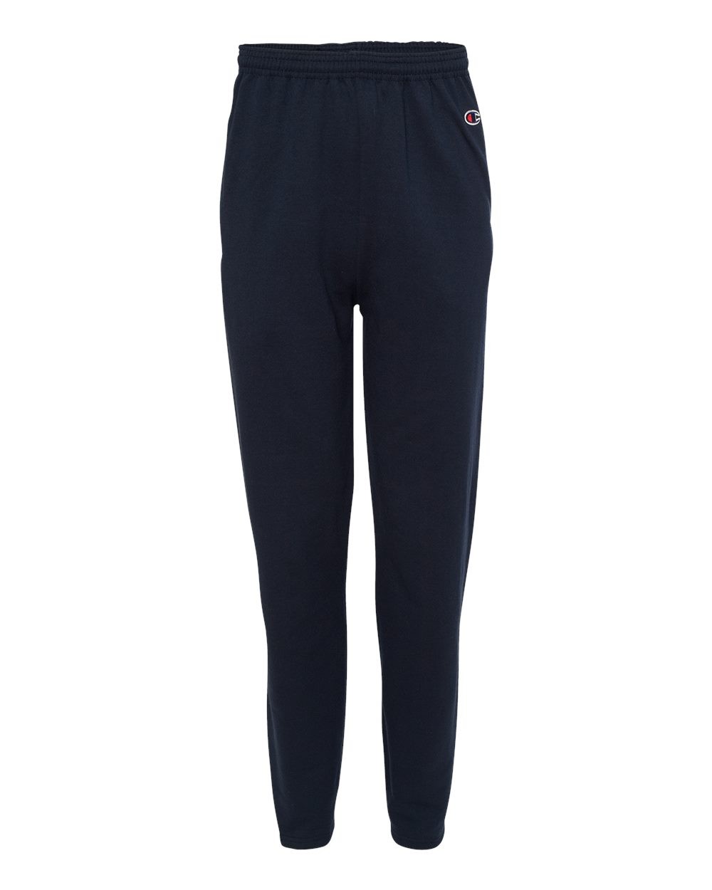 🔥 Champion Men’s Powerblend Open-Bottom Sweatpants with Pockets P800 Navy Med