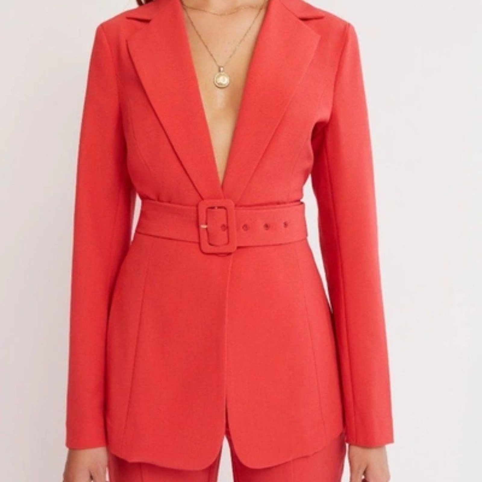 Finders Keepers Soleil Blazer Red NWT Women SIZE S