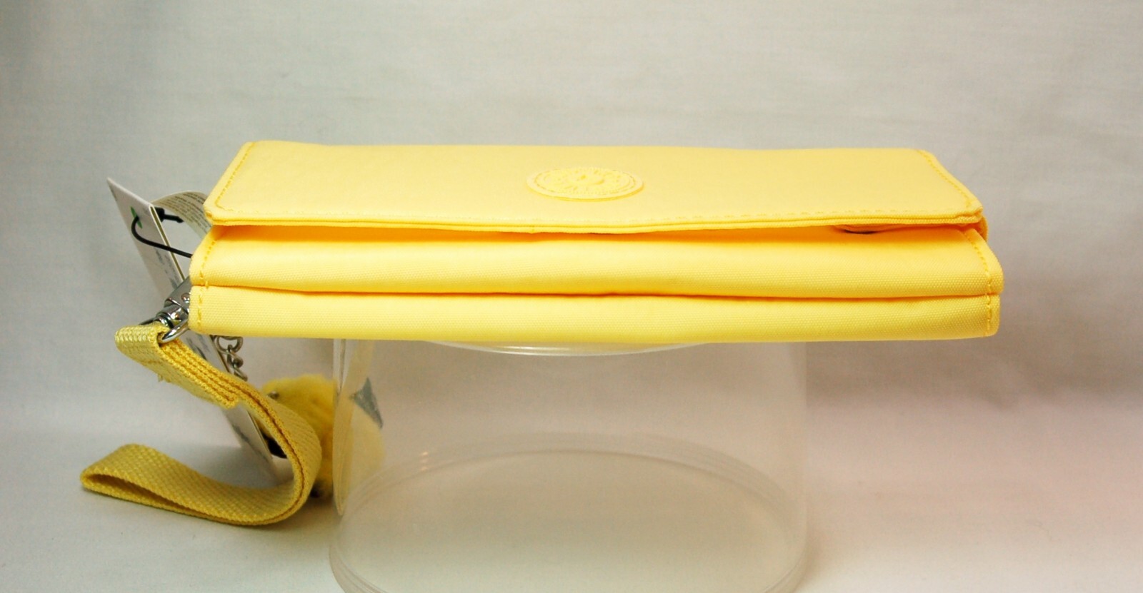 NWT Kipling RUBI LARGE WRISTLET WALLET “Buttery Sun” + ADDIE Bag Charm STK#A