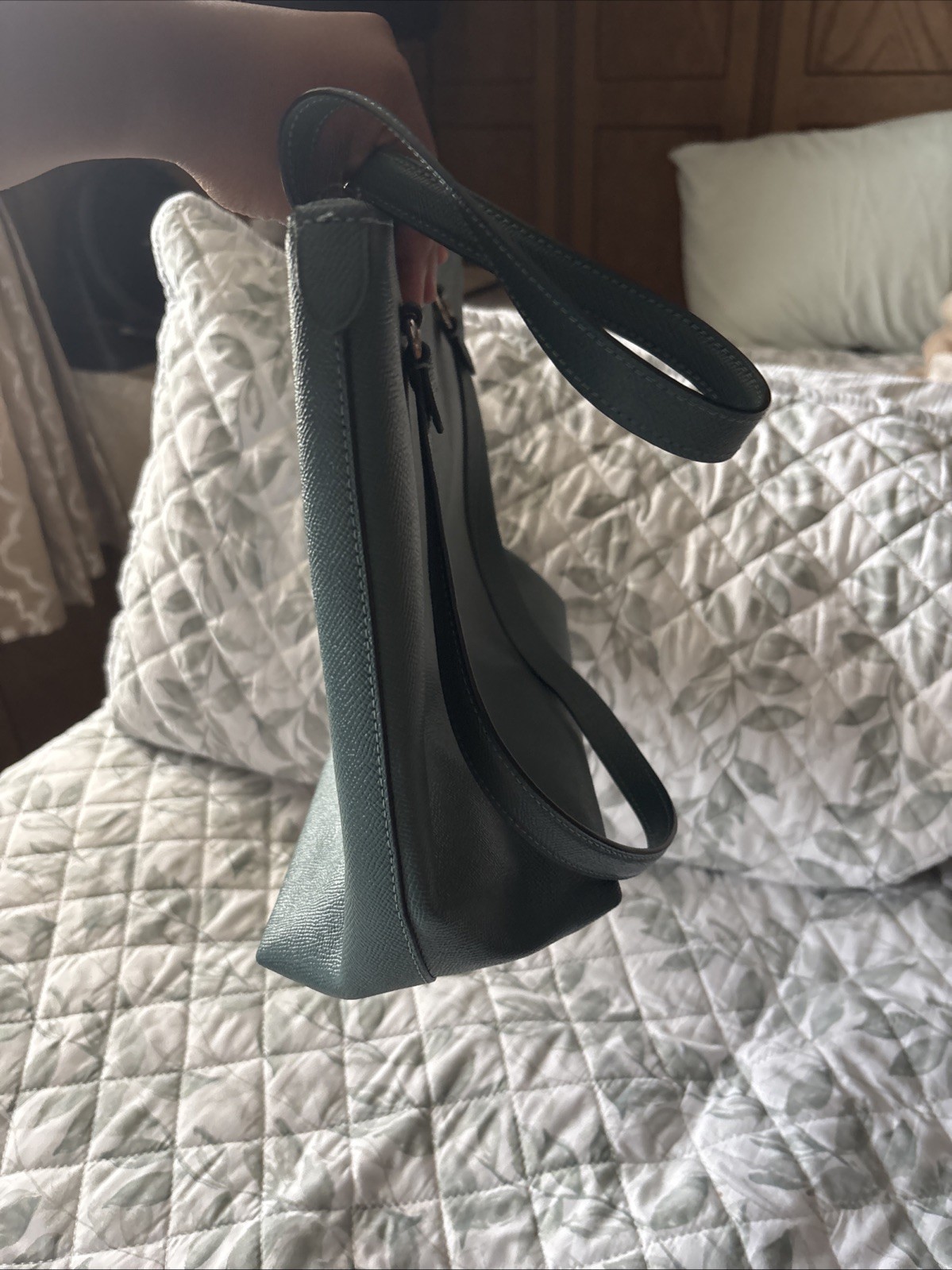 Coach Gallery Tote Women’s Leather Handbag – Green