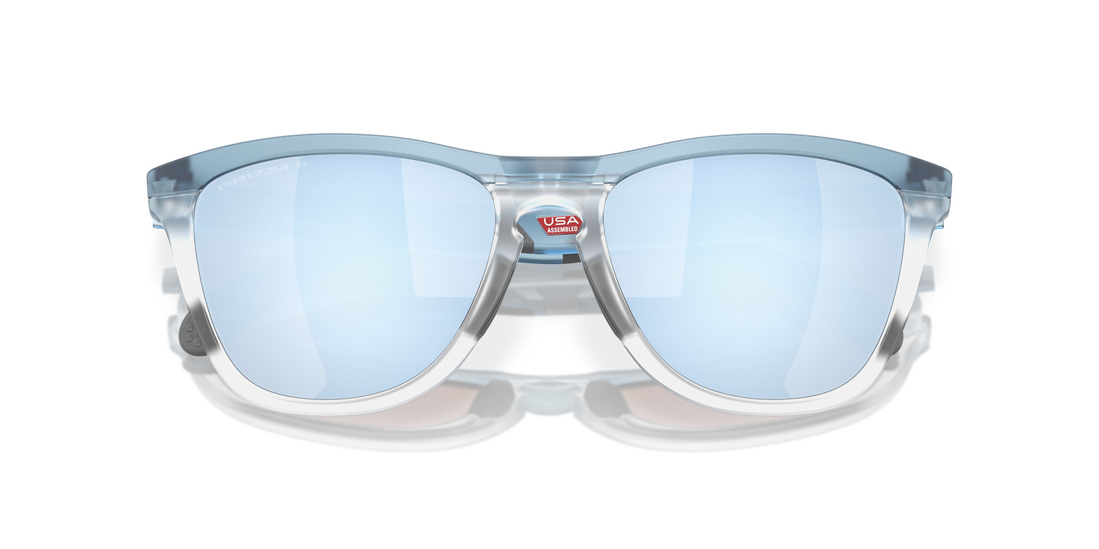 Oakley Frogskins Range Trans Stonewash/Prizm Deep Water Polar 55 mm Sunglasses