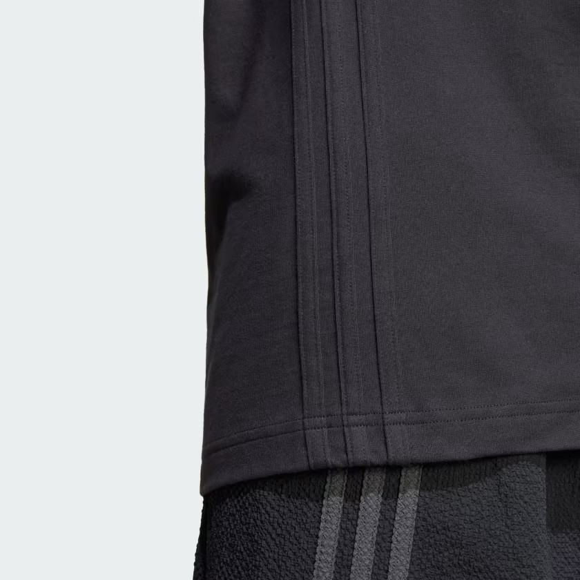 Adidas L Men’s T-Shirt Black Oversized Fit V-Neck Cotton Orignials – JD2301 NWT