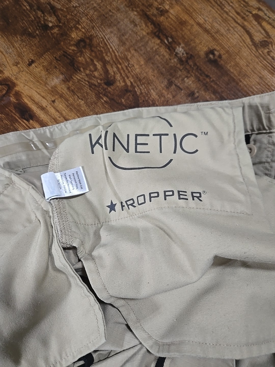 Propper Kinetic Tactical Cargo Pants 42×32 Tan Ripstop Utility Duty