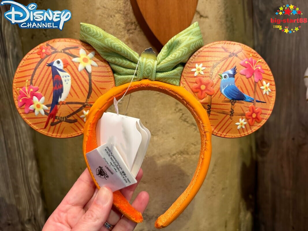 Disney’s Parks Enchanted Tiki Room Birds Minnie Headband Ears Dole Whip US SHIP