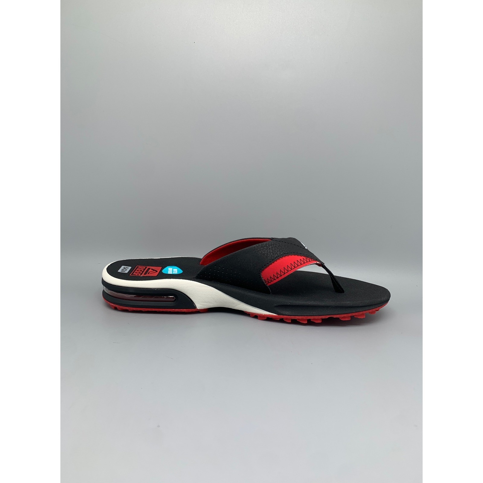 Reef Fanning Pregame Black Red Sandals CJ6403 Men’s Sz 11