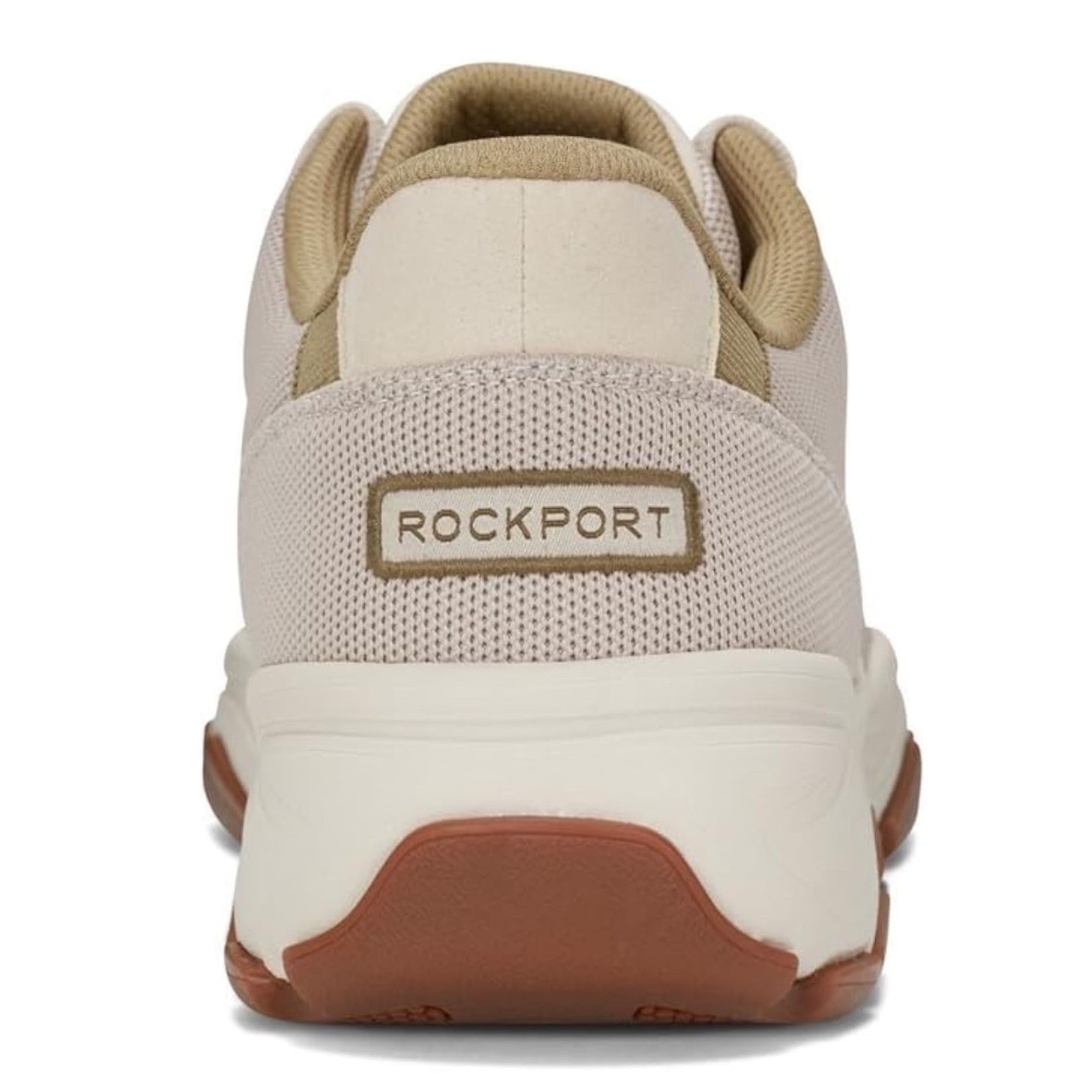 Rockport TruTECH Mens Tan Olive Knit Walking Sneakers Size 13M Low Top Shoes
