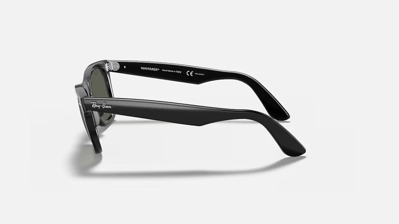 Ray-Ban Original Wayfarer Classic Black Polarized Sunglasses RB2140 901/58 50-22
