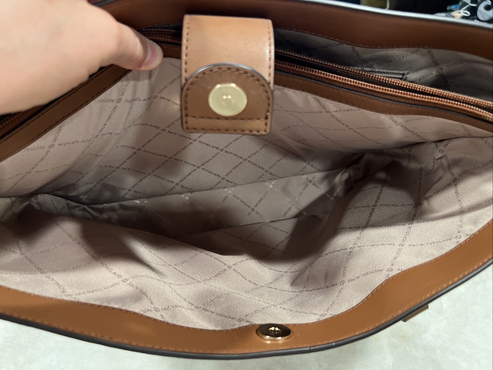 Michael Kors Savannah Large Saffiano Leather Tote – New W Tags