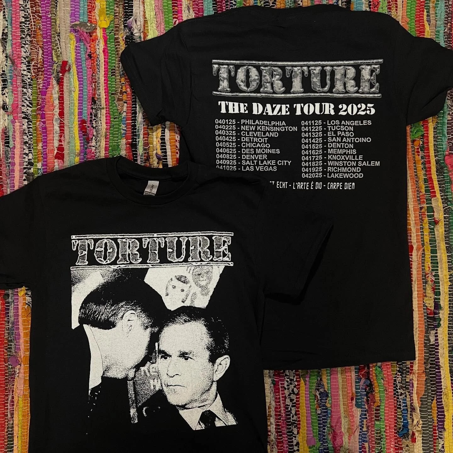 Torture The Daze Tour 2025 T-Shirt, All Sizes S to 5X for fan