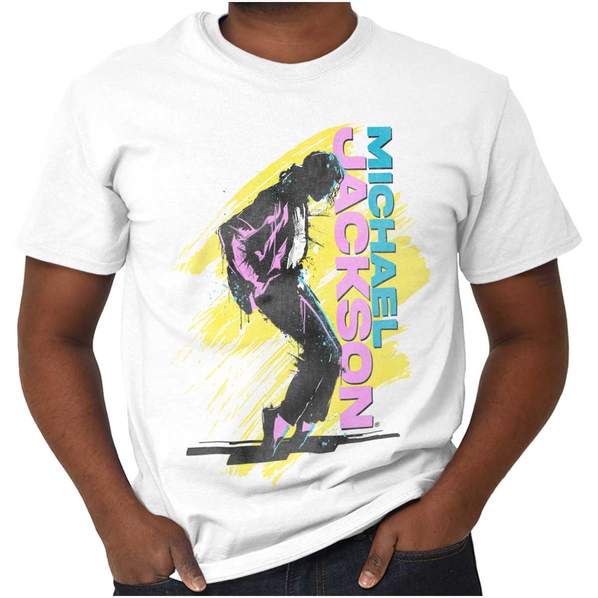 Michael Jackson King of Pop Toe Stand Dance Womens or Mens Crewneck T Shirt Tee