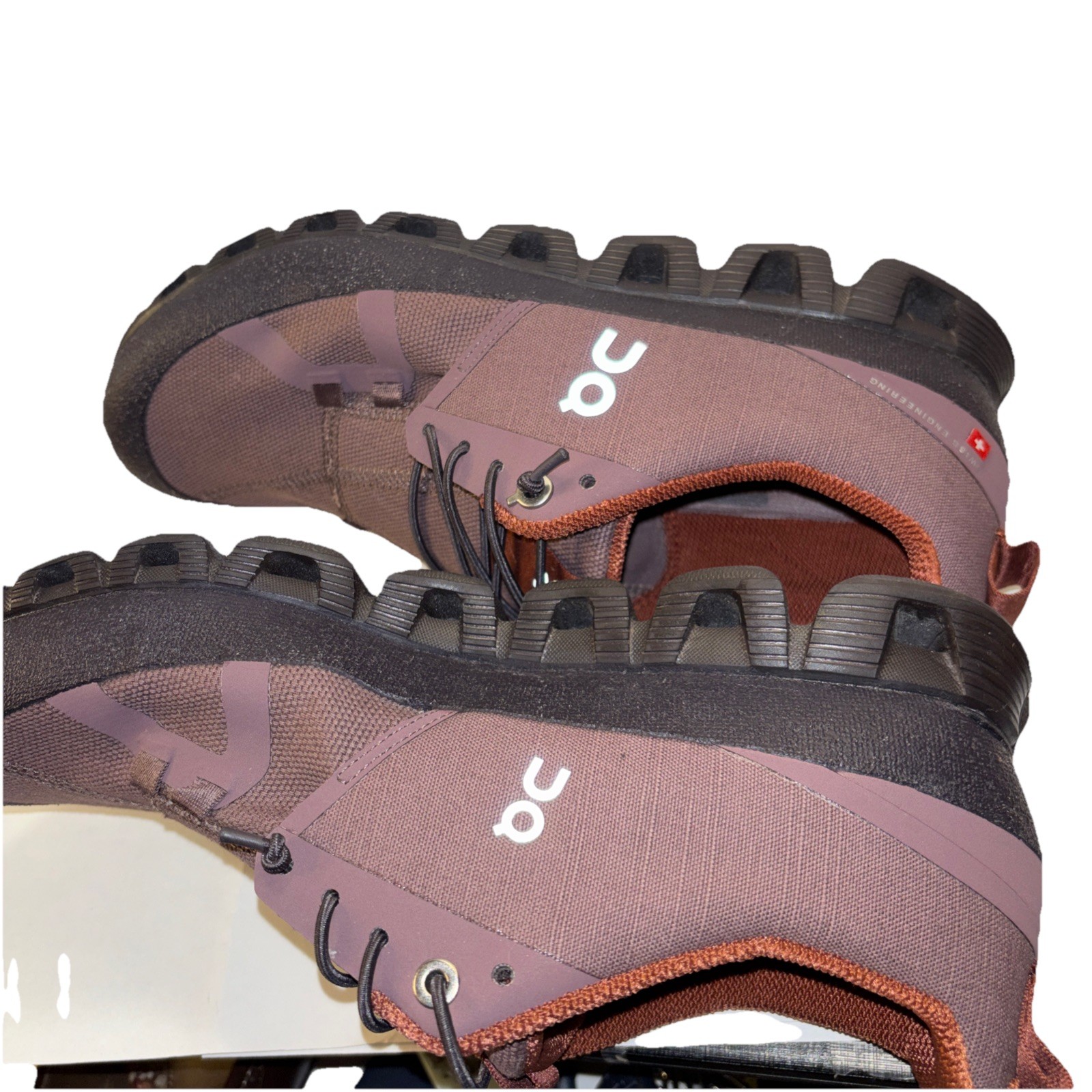 On Cloud Dip Running Shoe Sneaker Grape/Brown Pebble MonoChrome Women’s Sz 8.5W