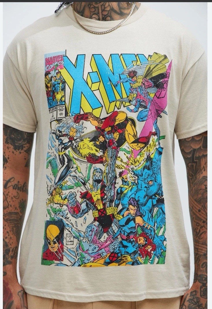 Marvel X-Men Cover Comic T-Shirt New