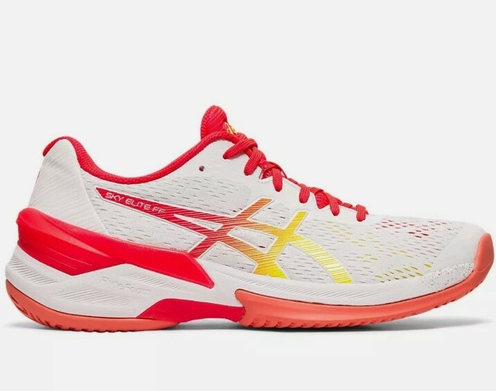 ASICS SKY ELITE FF 1052A024-100 WHITE/LASER PINK WOMEN’S TENNIS VOLLEYBALL SHOES