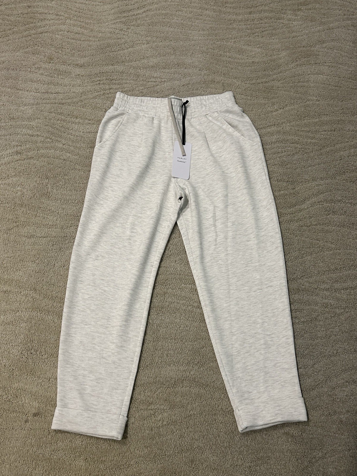 VARLEY Woman’s ivory marl The rolled cuff pant 25″, SZ S, BNWT, L@@K*