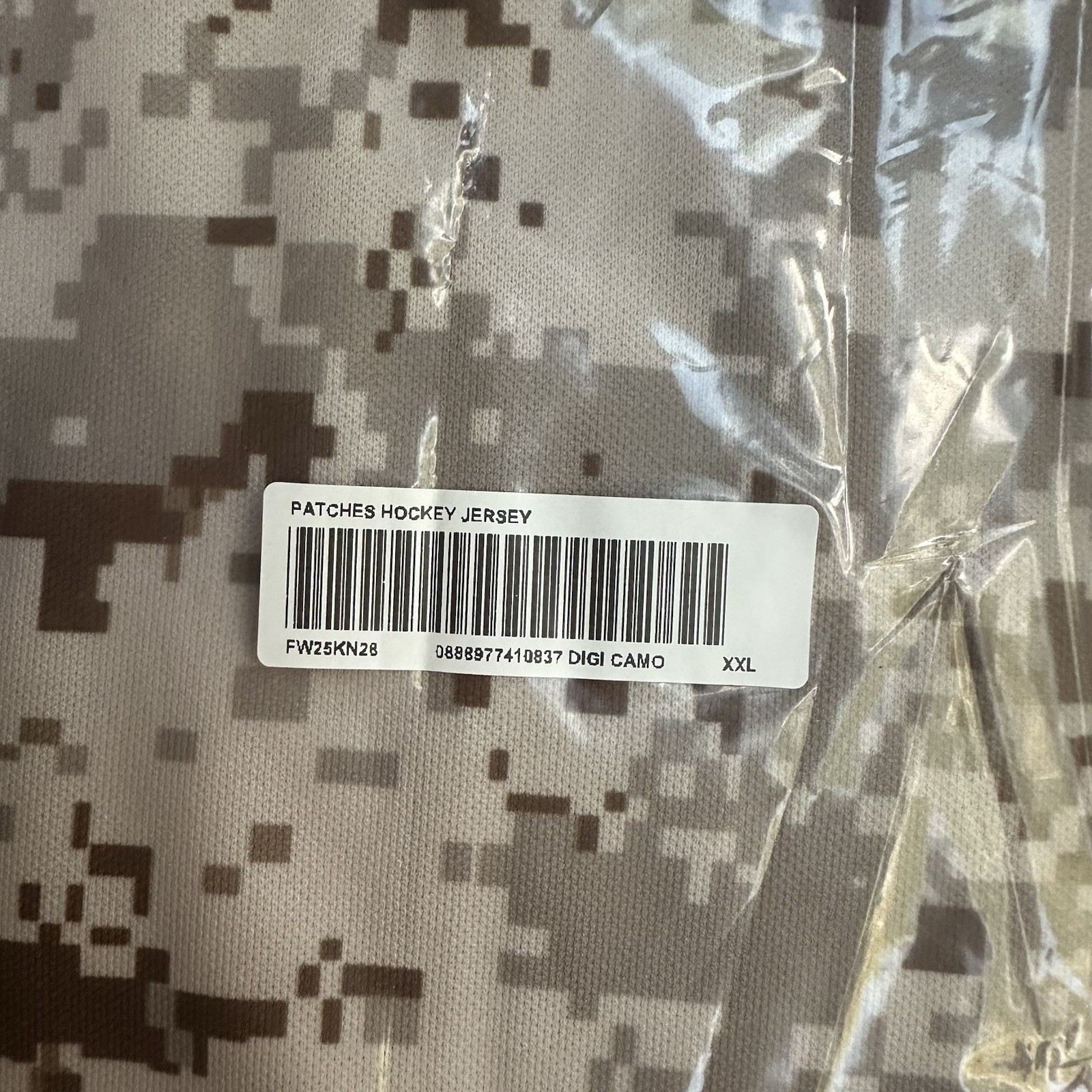 Supreme Fire & Ice Hockey Jersey Digi Camo Size XXL Brand New In Hand
