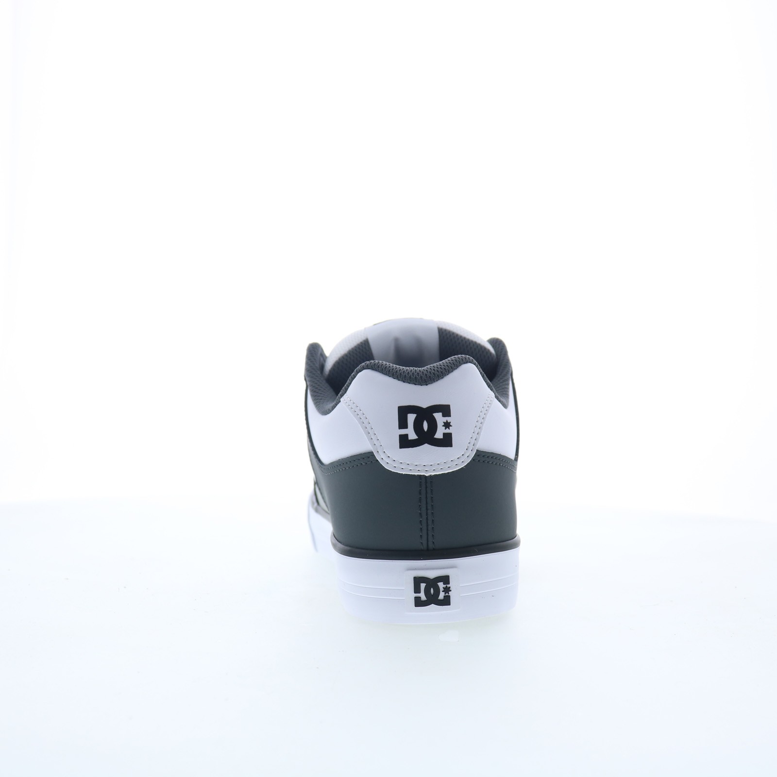 DC Pure DC01782027-GYLGWH Mens Gray Leather Skate Inspired Sneakers Shoes