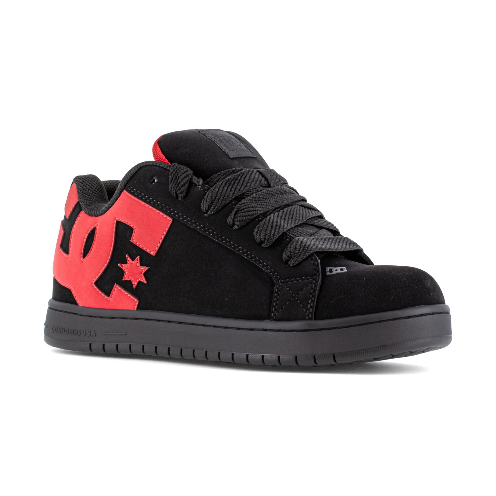 DC COURT GRAFFIK MEN’S BLACK/RED WORK SHOE BOOTS DC60102 – ALL SIZES – NEW
