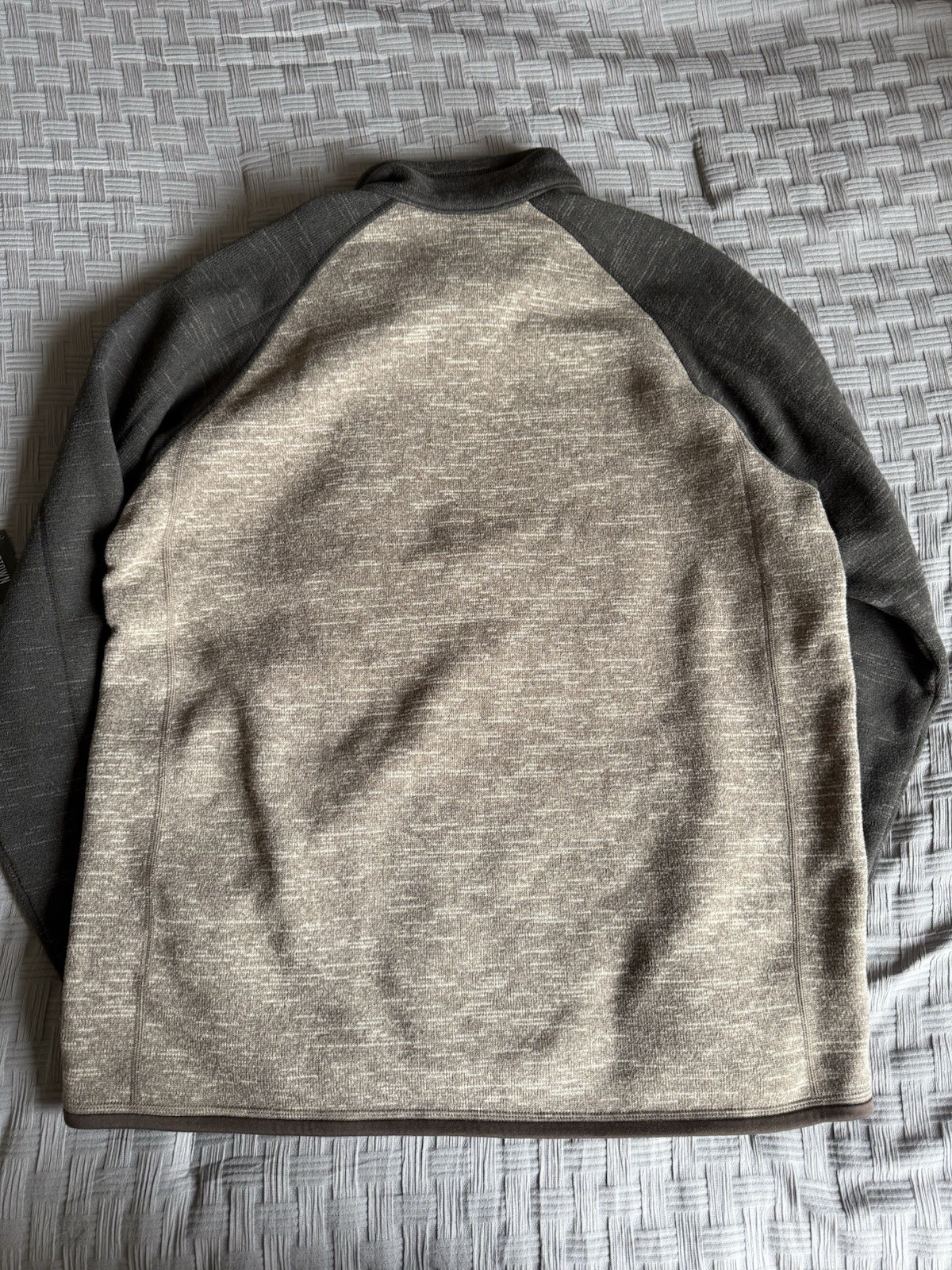 Patagonia Men’s L Better Sweater 1/4 Zip Fleece Pullover, Two-tone