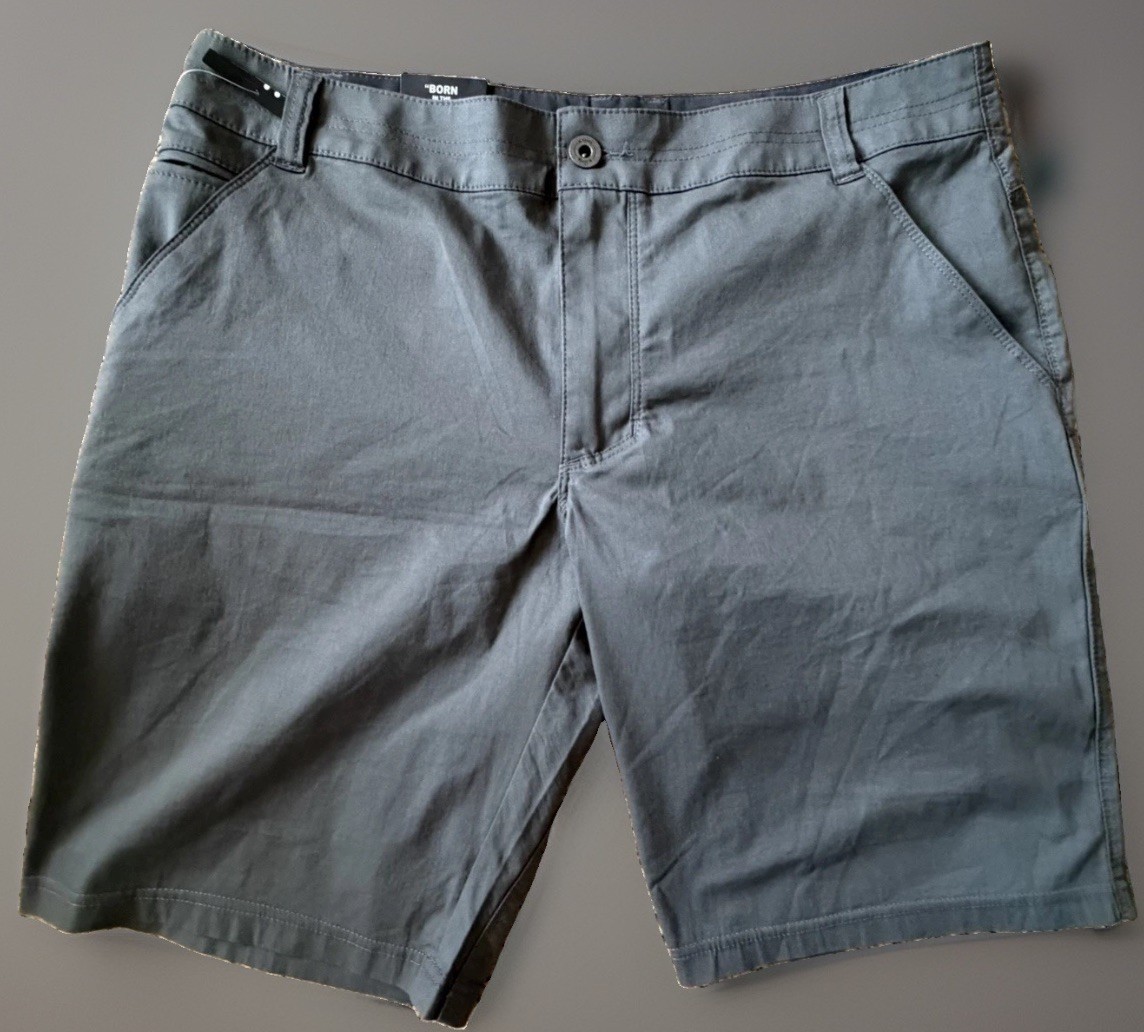 New Kuhl Resistor Lite Chino Shorts Size 36 10” Inseam Carbon 5205 NWT JBHS