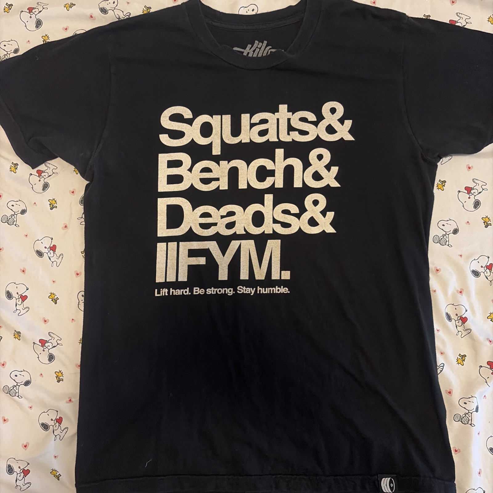 Kilo Club Vintage Gym Tshirt Squats Bench Deadlift IIFYM Gymshark