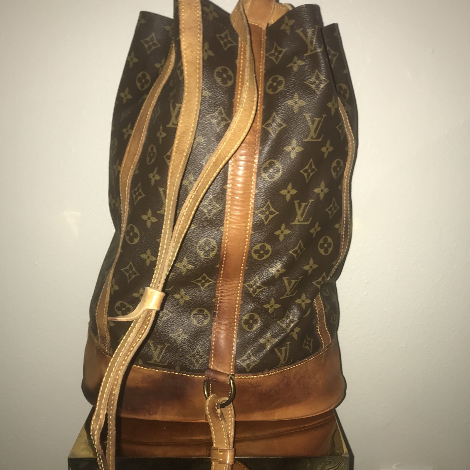 Authentic Louis Vuitton Monogram Randonnee GM Shoulder Bag Used. Fair condition